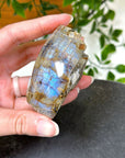 ELECTRIC BLUE MOONSTONE 4 (WISCONSIN) - Black Friday sale, blue moonstone, electric blue moonstone, moonstone, once in a blue moon, one of a kind, Wisconsin moonstone - The Mineral Maven