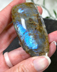 ELECTRIC BLUE MOONSTONE 6 (WISCONSIN) - Black Friday sale, blue moonstone, electric blue moonstone, moonstone, once in a blue moon, one of a kind, Wisconsin moonstone - The Mineral Maven