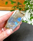 ELECTRIC BLUE MOONSTONE 7 (WISCONSIN) - Black Friday sale, blue moonstone, electric blue moonstone, moonstone, once in a blue moon, one of a kind, Wisconsin moonstone - The Mineral Maven