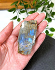 ELECTRIC BLUE MOONSTONE 7 (WISCONSIN) - Black Friday sale, blue moonstone, electric blue moonstone, moonstone, once in a blue moon, one of a kind, Wisconsin moonstone - The Mineral Maven