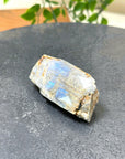 ELECTRIC BLUE MOONSTONE 7 (WISCONSIN) - Black Friday sale, blue moonstone, electric blue moonstone, moonstone, once in a blue moon, one of a kind, Wisconsin moonstone - The Mineral Maven