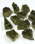 EPIDOTE + QUARTZ CLUSTER - epidote, epidote quartz, fairy forest, fairy forest epidote, fairy forest quartz, forest quartz, good luck + abundance, pocket crystal, pocket stone, raw crystal, raw epidote, raw stone, recently added, rough crystal, Rough Stone - The Mineral Maven