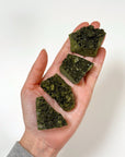 EPIDOTE + QUARTZ CLUSTER - epidote, epidote quartz, fairy forest, fairy forest epidote, fairy forest quartz, forest quartz, good luck + abundance, pocket crystal, pocket stone, raw crystal, raw epidote, raw stone, recently added, rough crystal, Rough Stone - The Mineral Maven