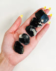ERONGO BLACK TOURMALINE - RAW - 2025 vibes, 3 year anny, 3 year anny box, Black Friday sale, black tourmaline, crystals for beginners, new year sale, raw crystal, raw stone, rough crystal, Rough Stone, Scorpio Season - The Mineral Maven