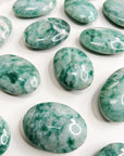FUCHSITE PALM STONE - 33 bday, 444 sale, Black Friday sale, end of year sale, holiday sale, new year sale, palm, palm stone, palmstone - The Mineral Maven