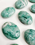 FUCHSITE PALM STONE - 33 bday, 444 sale, Black Friday sale, end of year sale, holiday sale, new year sale, palm, palm stone, palmstone - The Mineral Maven