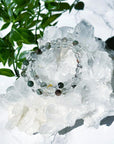 GARDEN QUARTZ 6mm - HANDMADE CRYSTAL BRACELET - 10 Dec Inventory, 6mm, bracelet, bracelet inventory check, clear/white, crystal bracelet, garden quartz, green, handmade bracelet, jewelry, June 2025 inventory check, lodolite, market bracelet, mixed colors, phantom quartz, red, springtime, vernal vibes, Wearable - The Mineral Maven