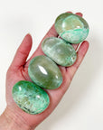 GARNIERITE PALM STONE - garnierite, palm, palm stone, palmstone, recently added, spring collection, spring things - The Mineral Maven