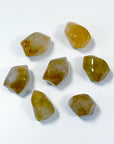 GOLDEN HEALER QUARTZ MINI FLAME - Black Friday sale, flame, golden healer, golden healer quartz, hematoid quartz, pocket crystal, pocket crystals, pocket stone, polished, polished stone - The Mineral Maven