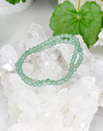 GREEN AVENTURINE 4mm - HANDMADE CRYSTAL BRACELET - 4mm, Aries, aventurine, bracelet, career, crystal bracelet, earth, fertility, good luck + abundance, green, green aventurine, handmade bracelet, jewelry, June 2025 inventory check, Leo, market bracelet, spring collection, water, Wearable - The Mineral Maven
