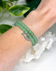 GREEN AVENTURINE 6mm - HANDMADE CRYSTAL BRACELET - 6mm, Aries, aventurine, bracelet, bracelet inventory check, career, crystal bracelet, earth, fertility, good luck + abundance, green, green aventurine, handmade bracelet, jewelry, June 2025 inventory check, Leo, market bracelet, spring things, water, Wearable - The Mineral Maven