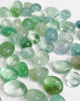 GREEN FLUORITE TUMBLE - 33 bday, 444 sale, Black Friday sale, bulk, crystals for beginners, end of year sale, fluorite, focus gift bundle, green fluorite, holiday sale, mercury rx, new year sale, pocket crystal, pocket stone, tumble, update - The Mineral Maven