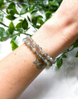 GREY MOONSTONE 6mm - HANDMADE CRYSTAL BRACELET - 6mm, air, aquarius, aquarius stack, bracelet, calm gift bundle, cancer, cancer stack, crystal bracelet, emotional support, gemini, gemini stack, grey, grey moonstone, handmade bracelet, jewelry, june wrist candy, libra, libra stack, market bracelet, may day/beltane, moonstone, new beginnings gift bundle, old stock bracelet, pisces, pisces stack, recently added, summer solstice, summer wrist candy, virgo, virgo stack, Wearable - The Mineral Maven