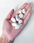 HOWLITE TUMBLE - 33 bday, 444 sale, Black Friday sale, bulk, calm gift bundle, emotional support, end of year sale, flash sale, holiday sale, howlite, new year sale, pocket crystal, tumble, tumbles, white - The Mineral Maven