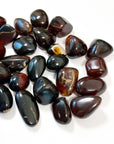 INDONESIAN "BLUE" AMBER TUMBLE - amber, Black Friday sale, blue amber, indonesian amber, pocket crystal, pocket crystals, pocket stone, tumble, tumbled, tumbled stone, tumbles - The Mineral Maven