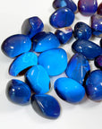 INDONESIAN "BLUE" AMBER TUMBLE - amber, Black Friday sale, blue amber, indonesian amber, pocket crystal, pocket crystals, pocket stone, tumble, tumbled, tumbled stone, tumbles - The Mineral Maven