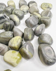 INFINITE SERPENTINE TUMBLE - 33 bday, 444 sale, Black Friday sale, chrysotile, emotional support, end of year sale, holiday sale, new year sale, pocket crystal, pocket crystals, pocket stone, serpentine, tumble, tumbled stone, tumbles - The Mineral Maven