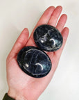 IOLITE PALM STONE - 33 bday, 444 sale, Black Friday sale, end of year sale, grief gift bundle, holiday sale, iolite, new year sale, palm stone, palmstone, tucson update - The Mineral Maven