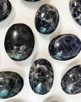 IOLITE PALM STONE - 33 bday, 444 sale, Black Friday sale, end of year sale, grief gift bundle, holiday sale, iolite, new year sale, palm stone, palmstone, tucson update - The Mineral Maven