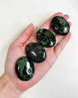 KAMBABA JASPER MINI PALM STONE - 33 bday, 444 sale, Black Friday sale, calm gift bundle, end of year sale, holiday sale, kambaba, kambaba jasper, new year sale, palmstone, pocket crystal, pocket stone - The Mineral Maven