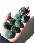 KAMBABA JASPER PEBBLE - 33 bday, 444 sale, Black Friday sale, calm gift bundle, end of year sale, holiday sale, kambaba, kambaba jasper, palm stone, pebble, pebbles, pocket crystal, pocket stone, tumble, tumbled stone, tumbles - The Mineral Maven
