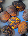 LAKE SUPERIOR "FIRELITE" UV STONE - Black Friday sale, emberlite, firelite, lake superior, pocket crystal, tumble, uv fluorescent, yooperlite - The Mineral Maven