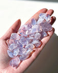 'LAVENDER MOON' QUARTZ TUMBLE - Black Friday sale, joy gift bundle, lavender moon quartz, lavender quartz, love gift bundle, moon quartz, pocket crystal, pocket crystals, pocket stone, quartz, tumble, tumbled stone, tumbles - The Mineral Maven
