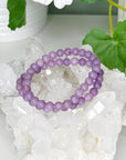 LEPIDOLITE 6mm - HANDMADE CRYSTAL BRACELET - 6mm, 8mm, august 2025 restock, bracelet, crystal bracelet, emotional support, handmade bracelet, jewelry, lepidolite, libra, market bracelet, pisces, Scorpio Season, water, we love LA, Wearable - The Mineral Maven