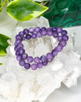 LEPIDOLITE 8mm - HANDMADE CRYSTAL BRACELET - 10 Dec Inventory, 8mm, bracelet, bracelet inventory check, crystal bracelet, emotional support, grief gift bundle, handmade bracelet, jewelry, June 2025 inventory check, lepidolite, libra, market bracelet, pisces, Scorpio Season, water, Wearable - The Mineral Maven