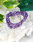 LEPIDOLITE 8mm - HANDMADE CRYSTAL BRACELET - 10 Dec Inventory, 8mm, bracelet, bracelet inventory check, crystal bracelet, emotional support, grief gift bundle, handmade bracelet, jewelry, June 2025 inventory check, lepidolite, libra, market bracelet, pisces, Scorpio Season, water, Wearable - The Mineral Maven