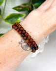 MAHOGANY OBSIDIAN 6mm - HANDMADE CRYSTAL BRACELET - 6mm, august 2025 restock, black, bracelet, brown, crystal bracelet, earth, handmade bracelet, jewelry, libra, mahogany obsidian, obsidian, Wearable - The Mineral Maven