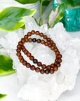 MAHOGANY OBSIDIAN 6mm - HANDMADE CRYSTAL BRACELET - 6mm, august 2025 restock, black, bracelet, brown, crystal bracelet, earth, handmade bracelet, jewelry, libra, mahogany obsidian, obsidian, Wearable - The Mineral Maven