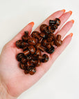 MAHOGANY OBSIDIAN MINI MUSHROOM - 33 bday, Black Friday sale, crystal mushroom, end of year sale, holiday sale, mahogany obsidian, mini mushroom, mushroom, new year sale, pocket crystal, pocket crystals, pocket stone, protection gift bundle - The Mineral Maven