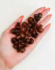MAHOGANY OBSIDIAN MINI MUSHROOM - 33 bday, Black Friday sale, crystal mushroom, end of year sale, holiday sale, mahogany obsidian, mini mushroom, mushroom, new year sale, pocket crystal, pocket crystals, pocket stone, protection gift bundle - The Mineral Maven
