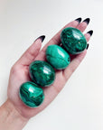 MALACHITE EGG - 2025 vibes, 33 bday, egg, flash sale, green, holiday sale, malachite, malachite egg, new year sale, polished stone, spring equinox, spring things, taurus, taurus season, transform gift bundle - The Mineral Maven