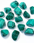 MALACHITE TUMBLE - Black Friday sale, malachite, pocket crystal, pocket crystals, pocket stone, spring things - The Mineral Maven