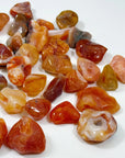 MALAWI CARNELIAN AGATE TUMBLE - career, carnelian, crystals for beginners, emotional support, fertility, Leo szn, pocket crystal, pocket stone, spring things, tumble, tumbled stone - The Mineral Maven