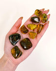 MEXICAN AMBER - 2025 vibes, 33 bday, amber, Black Friday sale, end of year sale, holiday sale, mexican amber, new year new crystals, pocket crystal, pocket stone, polished stone, transform gift bundle, tumble - The Mineral Maven