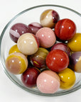 MOOKAITE MINI SPHERE - 6th anniversary, mini sphere, mookaite, mookaite jasper, pocket crystal, pocket crystals, pocket stone, polished, polished stone, sphere - The Mineral Maven