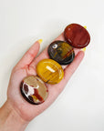 MOOKAITE THUMBSTONE - 33 bday, Black Friday sale, end of year sale, holiday sale, mookaite, mookaite jasper, new year sale, pocket crystal, pocket stone, thumbstone, update, worry stone - The Mineral Maven