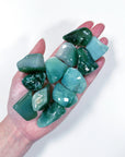 MTOROLITE (CHROME CHALCEDONY) TUMBLE - 33 bday, Black Friday sale, calm gift bundle, chrome chalcedony, emotional support, end of year sale, holiday sale, mtorolite, pocket crystal, pocket crystals, pocket stone, tumble, tumbled, tumbled stone, tumbles - The Mineral Maven