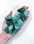 MTOROLITE (CHROME CHALCEDONY) TUMBLE - 33 bday, calm gift bundle, chrome chalcedony, emotional support, end of year sale, holiday sale, mtorolite, pocket crystal, pocket crystals, pocket stone, recently added, tumble, tumbled, tumbled stone, tumbles - The Mineral Maven