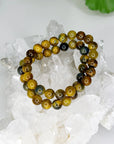 NELLITE 8mm - HANDMADE CRYSTAL BRACELET - 8mm, bracelet, bracelet inventory check, brown, crystal bracelet, crystals for beginners, handmade bracelet, jewelry, June 2025 inventory check, leo, market bracelet, nellite, pietersite, sagittarius, tigers eye, tucson mini drop, Wearable - The Mineral Maven