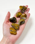 NELLITE TUMBLE - crystals for beginners, leo, Nellie, nellite, pietersite, pocket crystal, pocket crystals, pocket stone, tigers eye, tucson mini drop, tumble - The Mineral Maven
