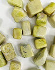NOBLE SERPENTINE TUMBLE - 33 bday, 7 sale, Black Friday sale, end of year sale, healerite, holiday sale, love gift bundle, new year sale, noble serpentine, pocket crystal, pocket crystals, pocket stone, serpentine, tumble, tumbled stone, tumbles - The Mineral Maven