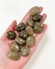 NUNDOORITE CHONK - chonk, chonky, nundoorite, pocket crystal, pocket crystals, pocket stone, recently added, spring collection, tumble, tumbled stone, tumbles - The Mineral Maven