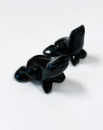 OBSIDIAN MEDIUM FROG - black obsidian, crystal critter, crystal frog, frog, medium frog, obsidian - The Mineral Maven