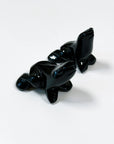 OBSIDIAN MEDIUM FROG - black obsidian, crystal critter, crystal frog, frog, medium frog, obsidian - The Mineral Maven