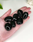 OBSIDIAN POCKET PEBBLE - Black Friday sale, black obsidian, emotional support, end of year sale, Friday the 13th, gold obsidian, gold sheen obsidian, grief gift bundle, holiday sale, mahogany obsidian, mercury rx, obsidian, palm stone, pebble, platinum obsidian, pocket crystal, pocket stone, protection gift bundle, rainbow obsidian, silver sheen obsidian, spiderweb obsidian, tumble, tumbled, tumbled stone, velvet obsidian - The Mineral Maven