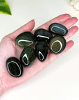 OBSIDIAN POCKET PEBBLE - Black Friday sale, black obsidian, emotional support, end of year sale, Friday the 13th, gold obsidian, gold sheen obsidian, grief gift bundle, holiday sale, mahogany obsidian, mercury rx, obsidian, palm stone, pebble, platinum obsidian, pocket crystal, pocket stone, protection gift bundle, rainbow obsidian, silver sheen obsidian, spiderweb obsidian, tumble, tumbled, tumbled stone, velvet obsidian - The Mineral Maven